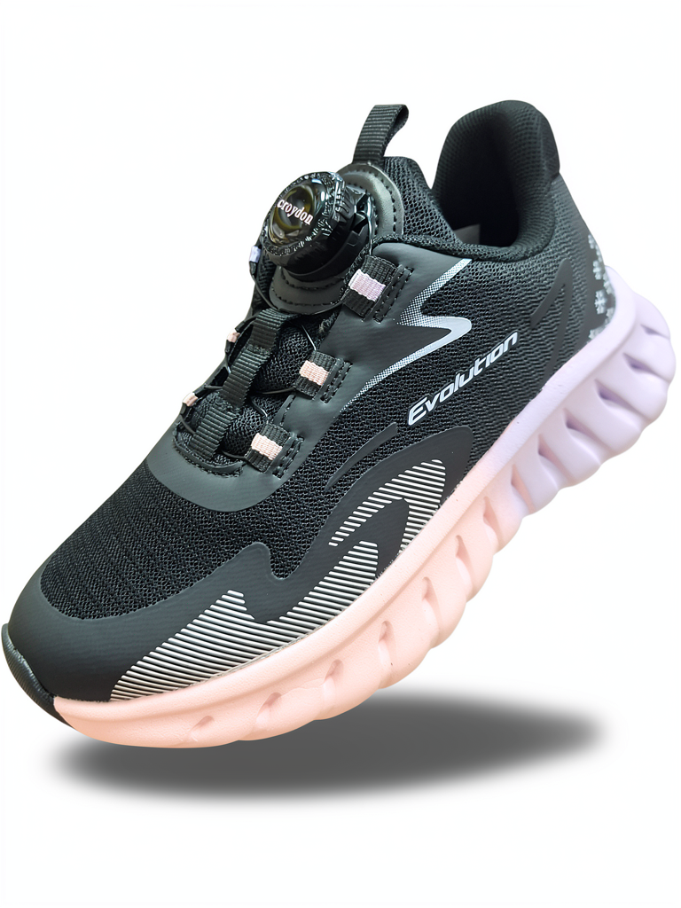 Tenis Croydon Evolution BOA Negro Lila