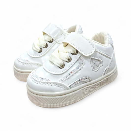 Tenis Gogis Blanco Destellos