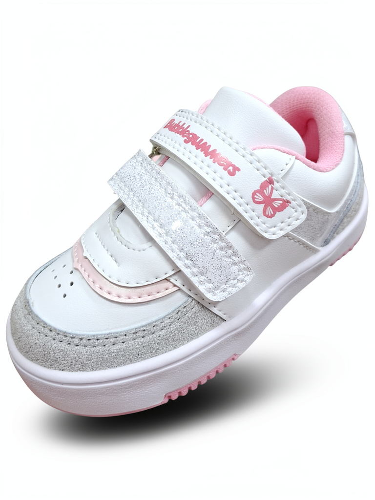 Tenis Bubblegummers Mariposa Plateada