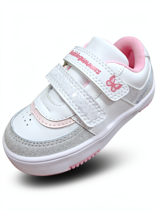 Tenis Bubblegummers Mariposa Plateada