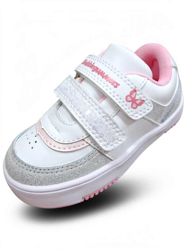 Tenis Bubblegummers Mariposa Plateada - Calzakids Moritas