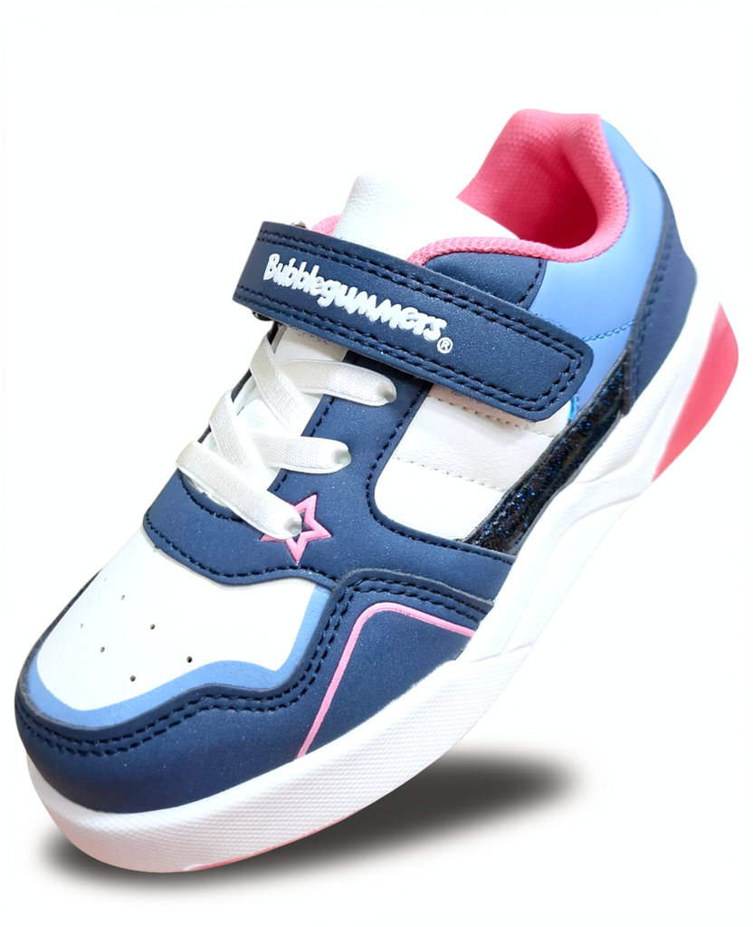 Tenis Bubblegummers Stitch Azul Marino