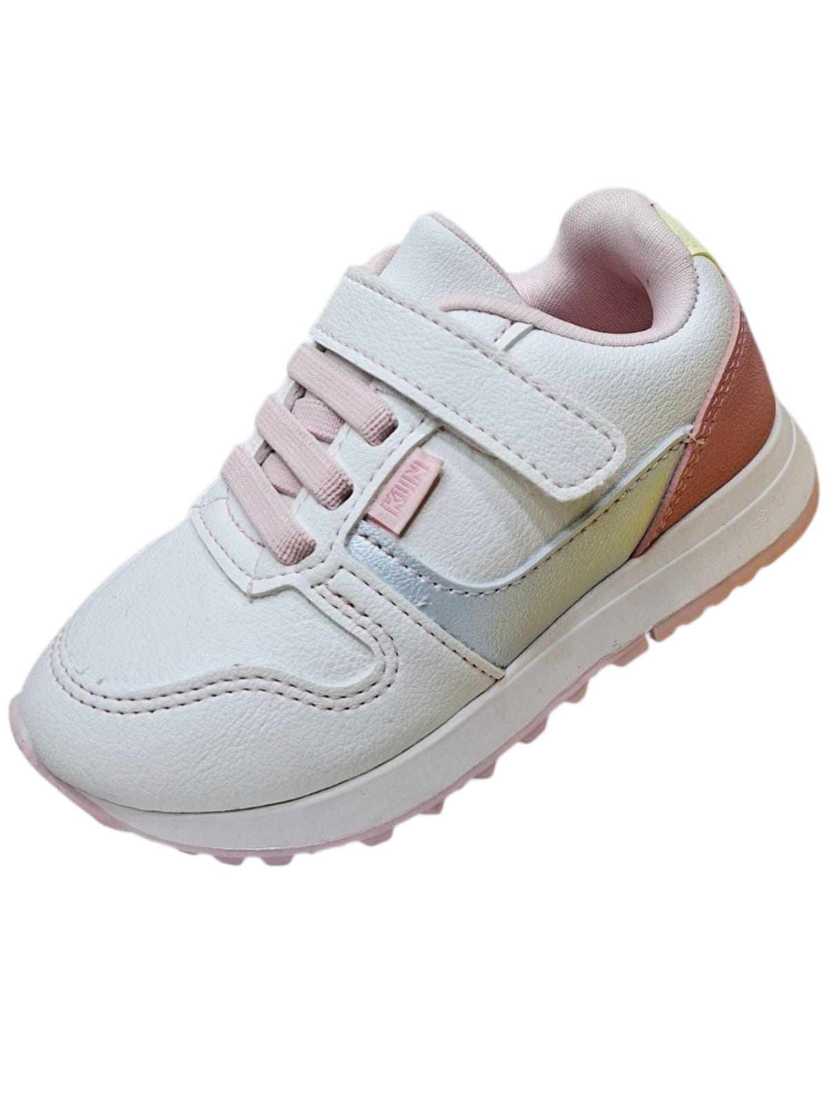 Tenis Klin Blanco Rosa Coral
