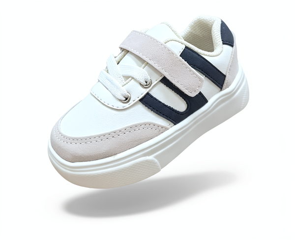 Tenis Bucaramanga Plataforma Blanco Azul Gris