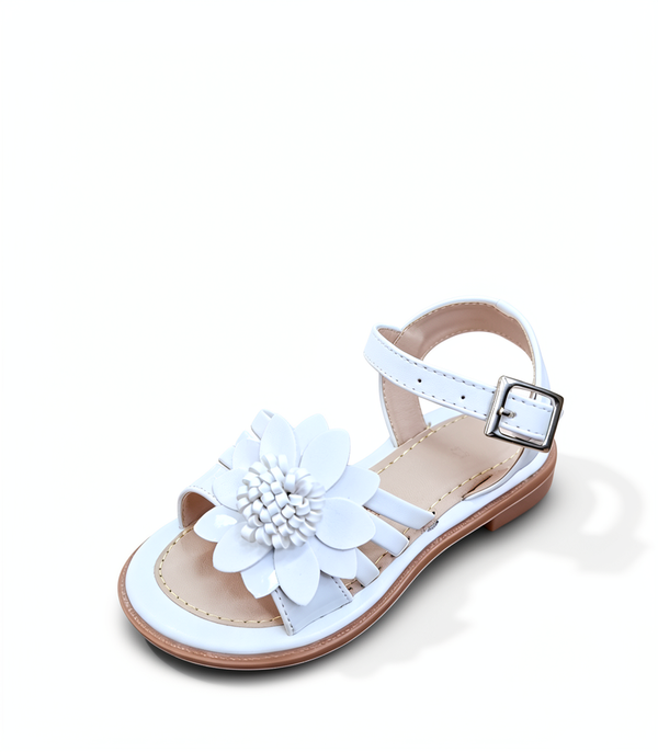 Sandalia Moritas Blanca Flor Grande