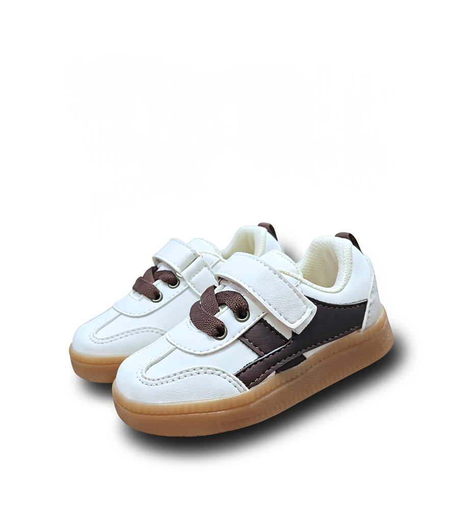 Tenis Bucaramanga Casual Blanco Café