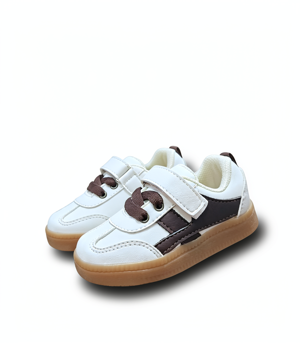 Tenis Bucaramanga Casual Blanco Café