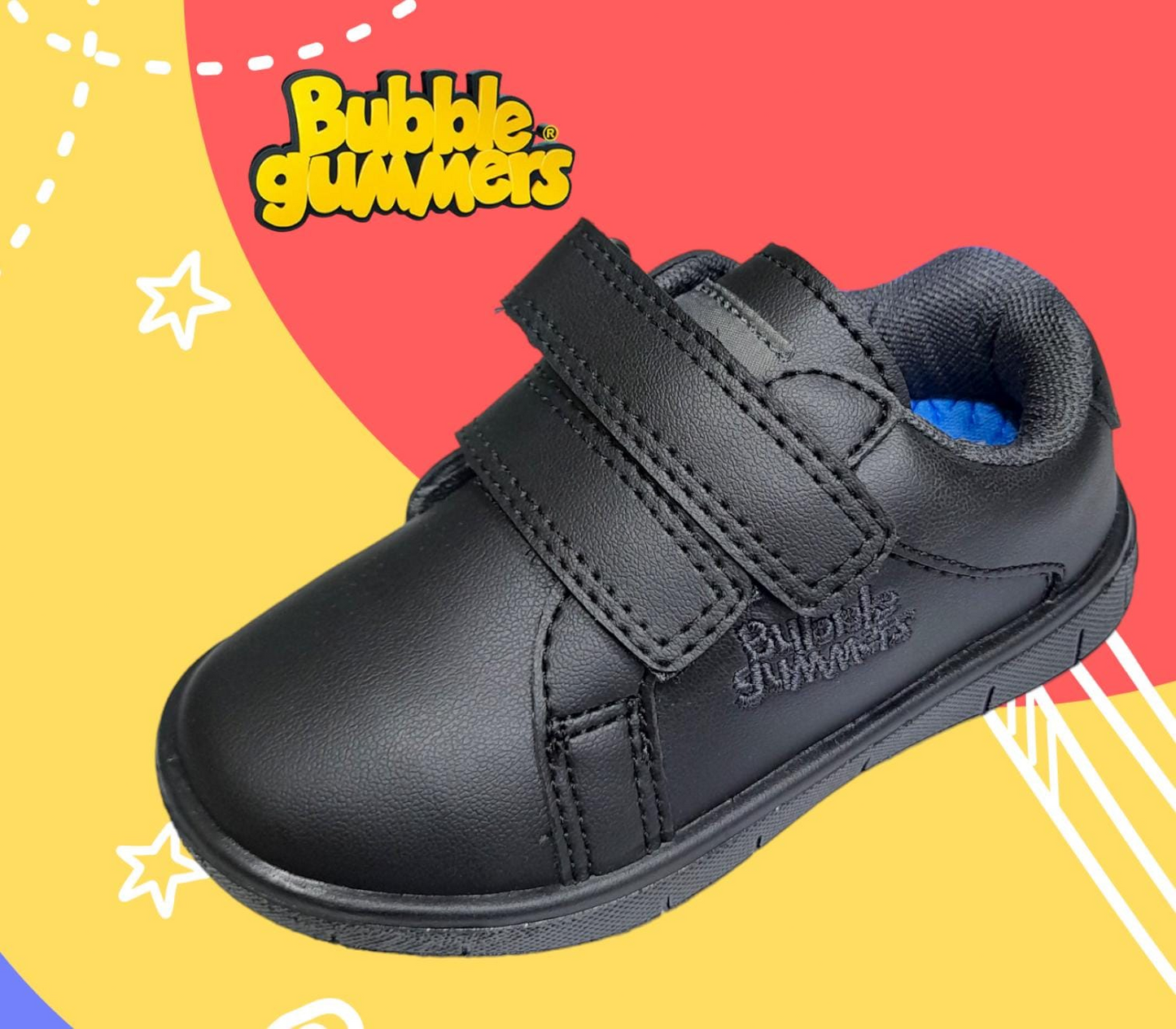 Tenis Bubblegummers Colegial Negro