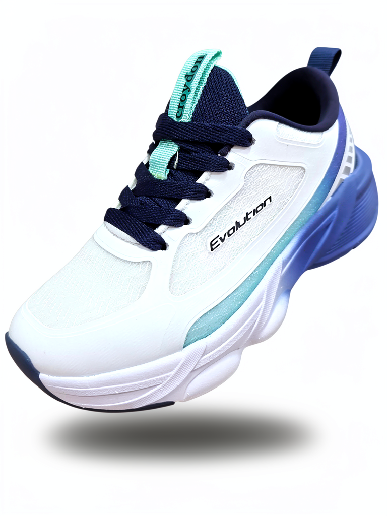 Tenis Croydon Evolution Blanco Azul